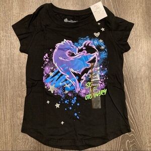 Disney NWT Girls Descendants Sz 6/6X T-shirt So Not Ordinary